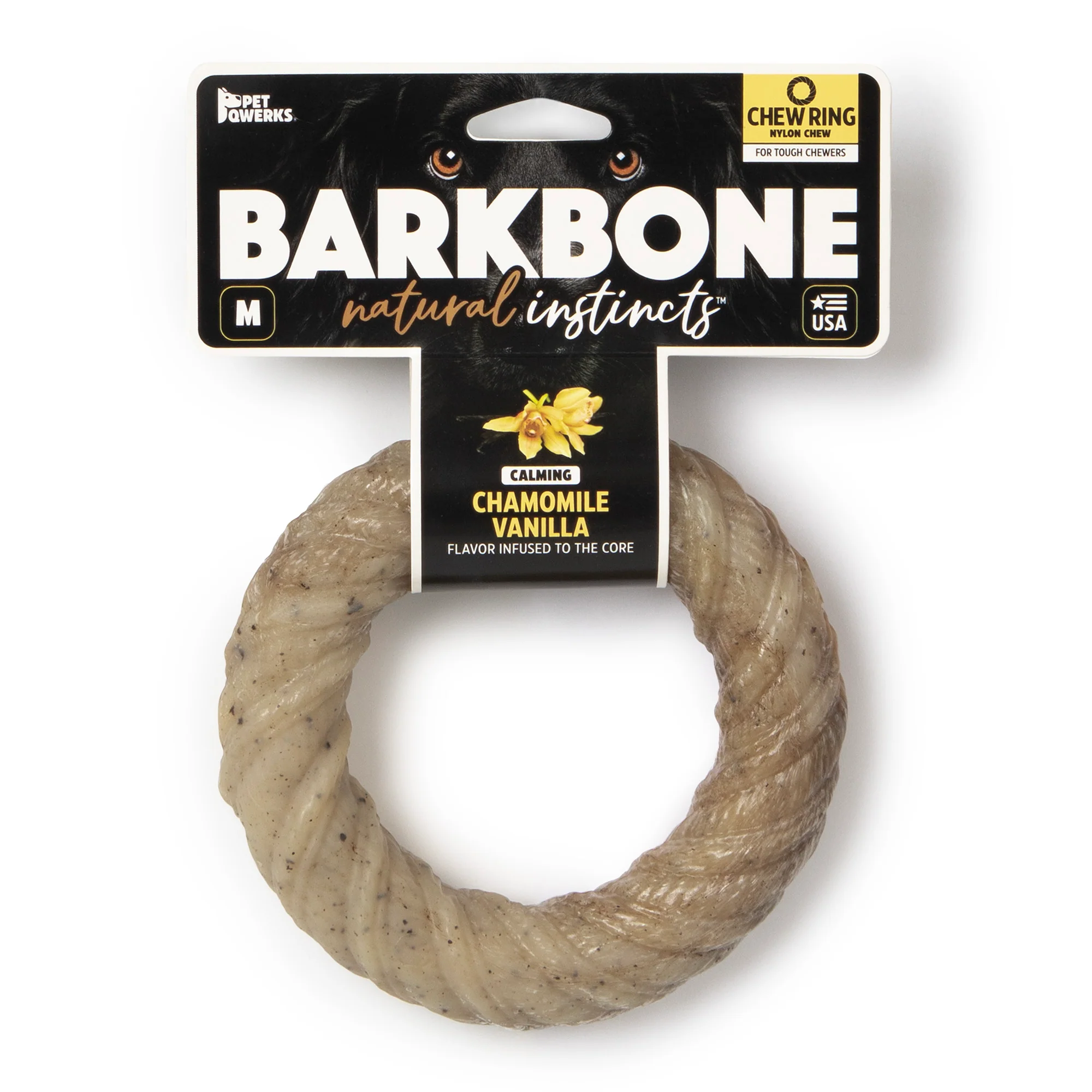 BarkBone Natural Instincts Chamomile Vanilla Chew Ring - Image 3