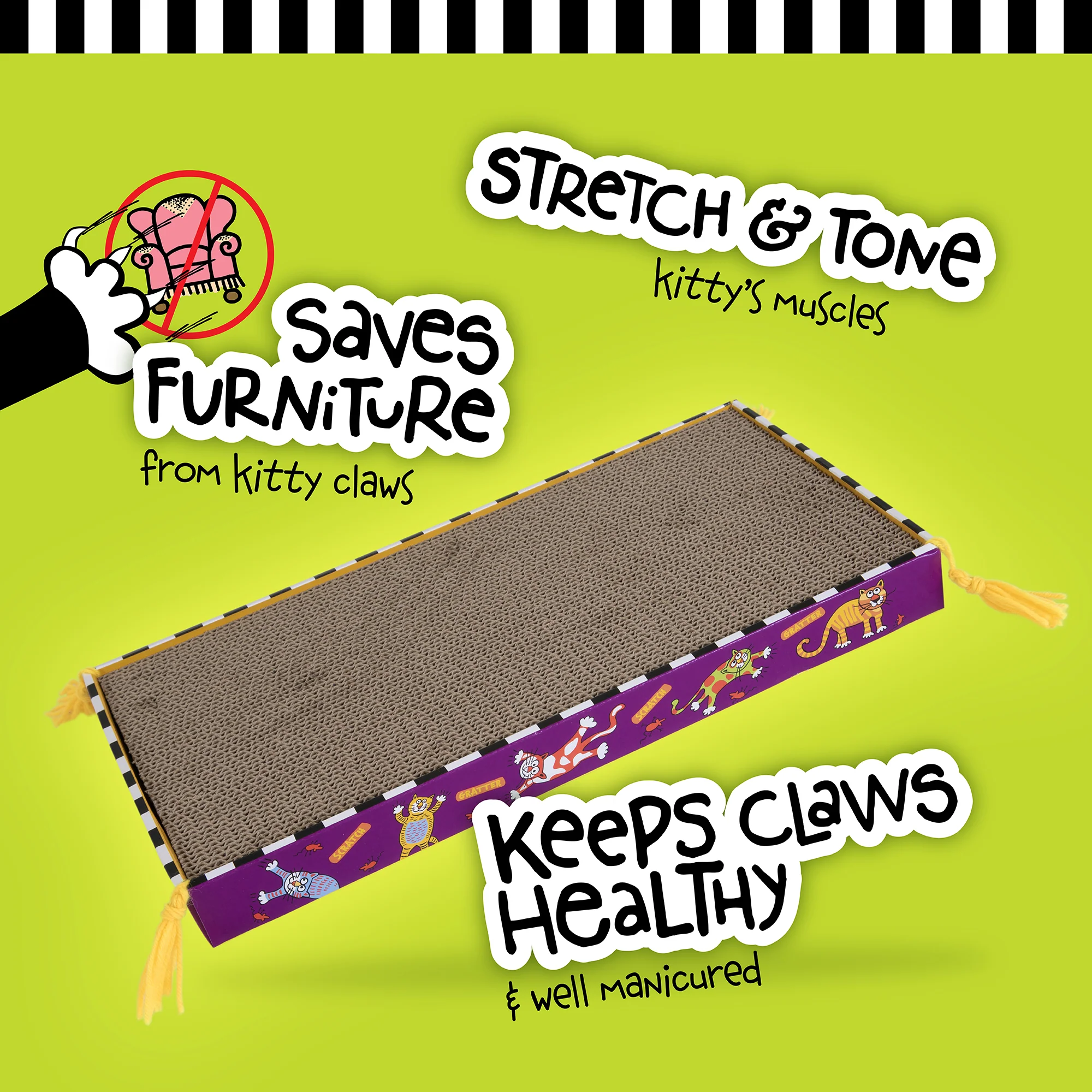 FAT CAT Big Mama's Scratchy Box Double Wide - Image 6