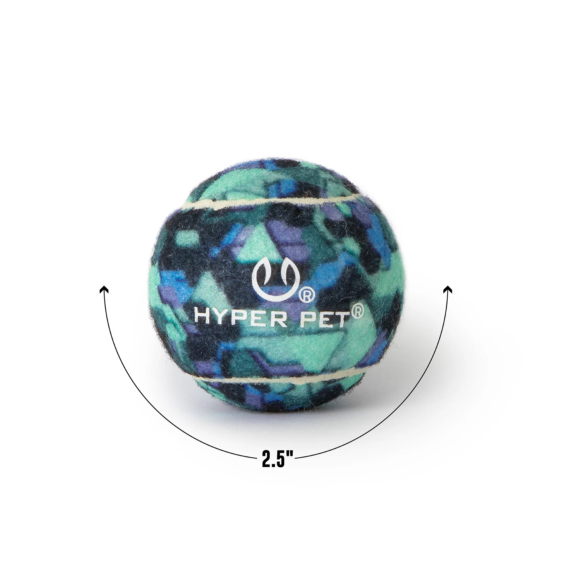 Hyper Pet Camo Tennis Ball 4 Pack - Image 3
