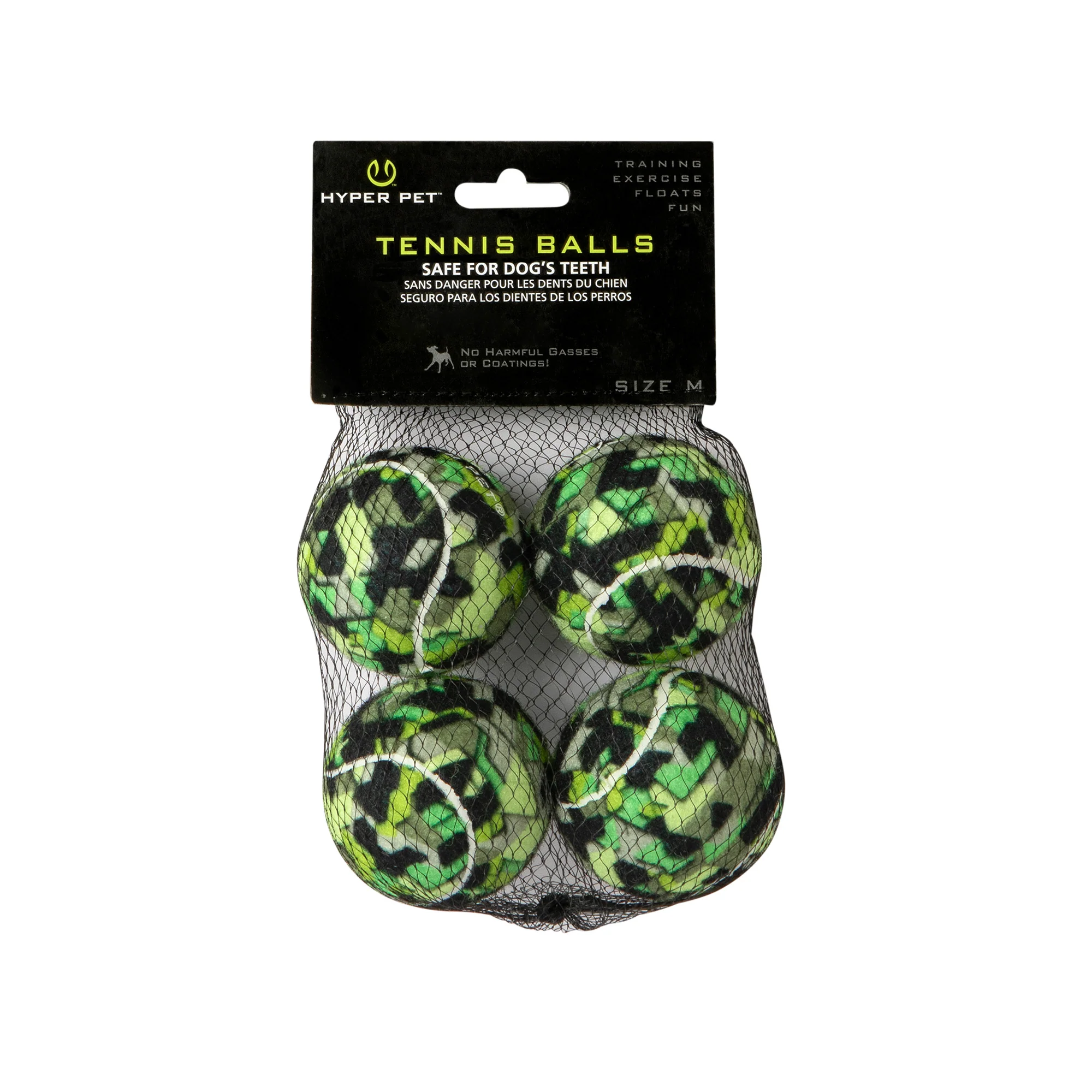 Hyper Pet Camo Tennis Ball 4 Pack - Image 6