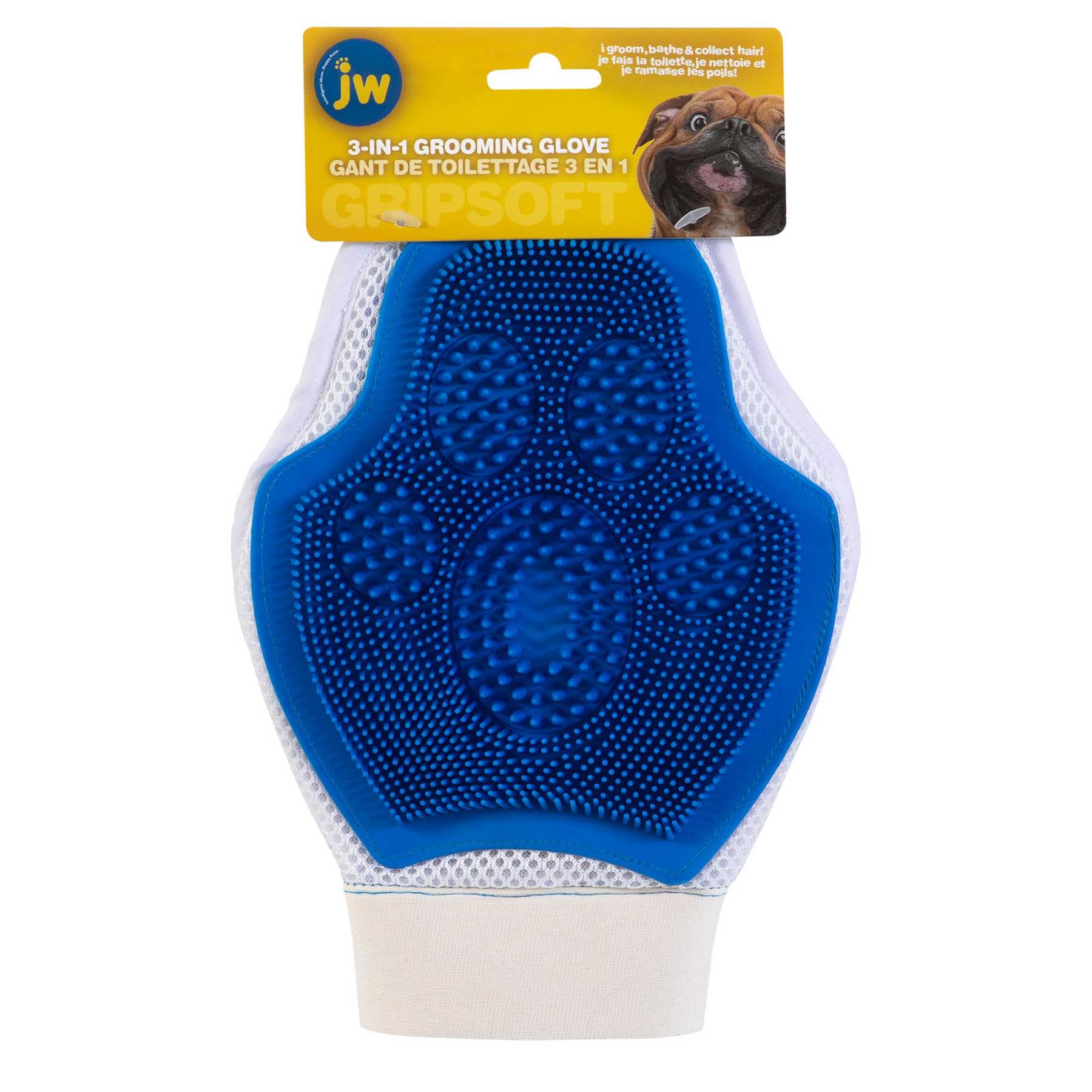 JW 3-In-1 Dog Grooming Glove - Image 3