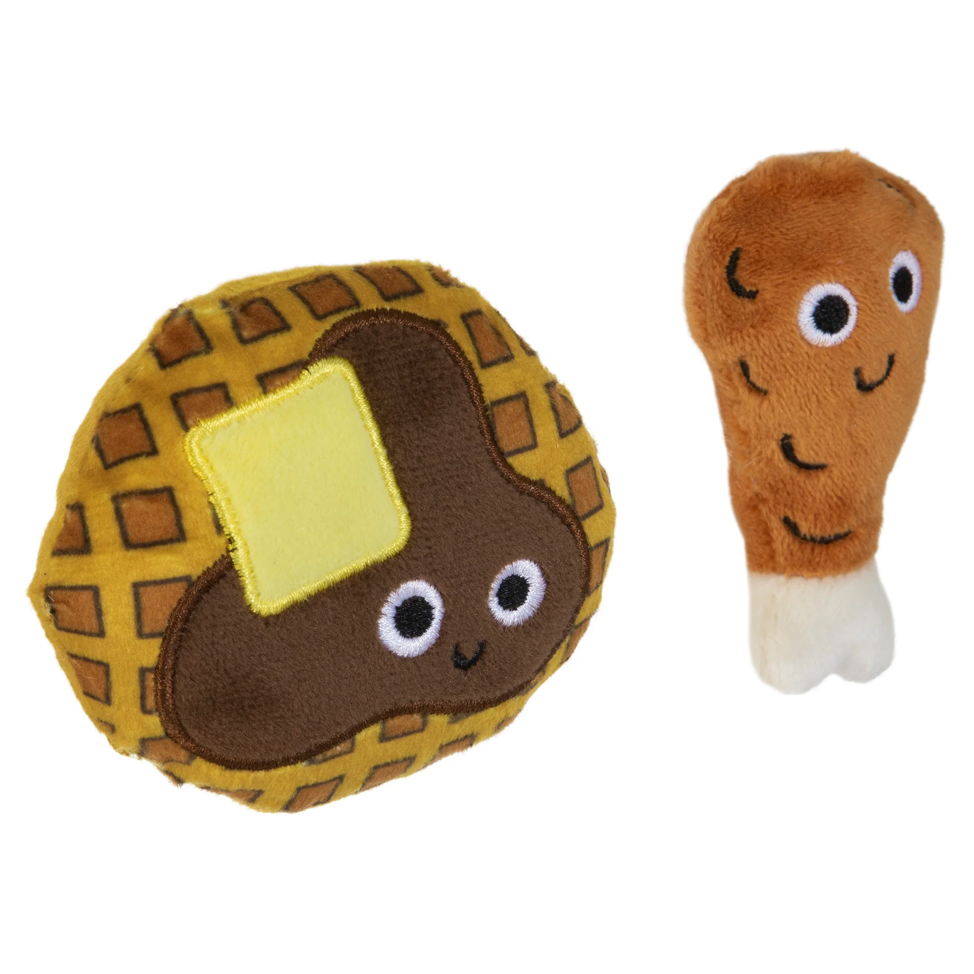 Mad Cat Chicken and Waffles Twin Pack Catnip & Silvervine Cat Toy - Image 2