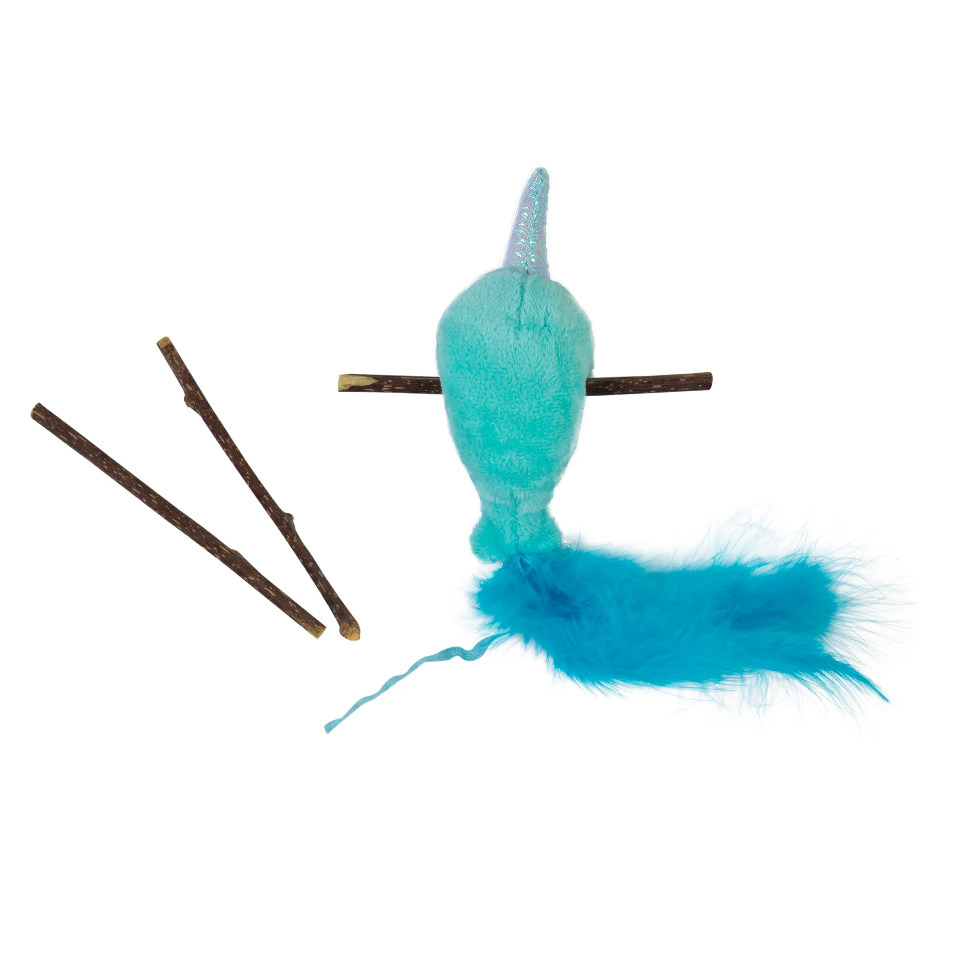 Mad Cat Narwhal Cat Toy With Silvervine - Image 3