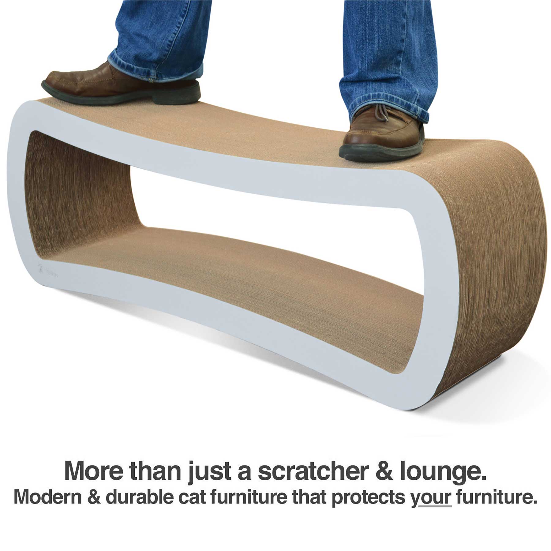 PetFusion Jumbo Cat Scratcher Lounge - Image 4