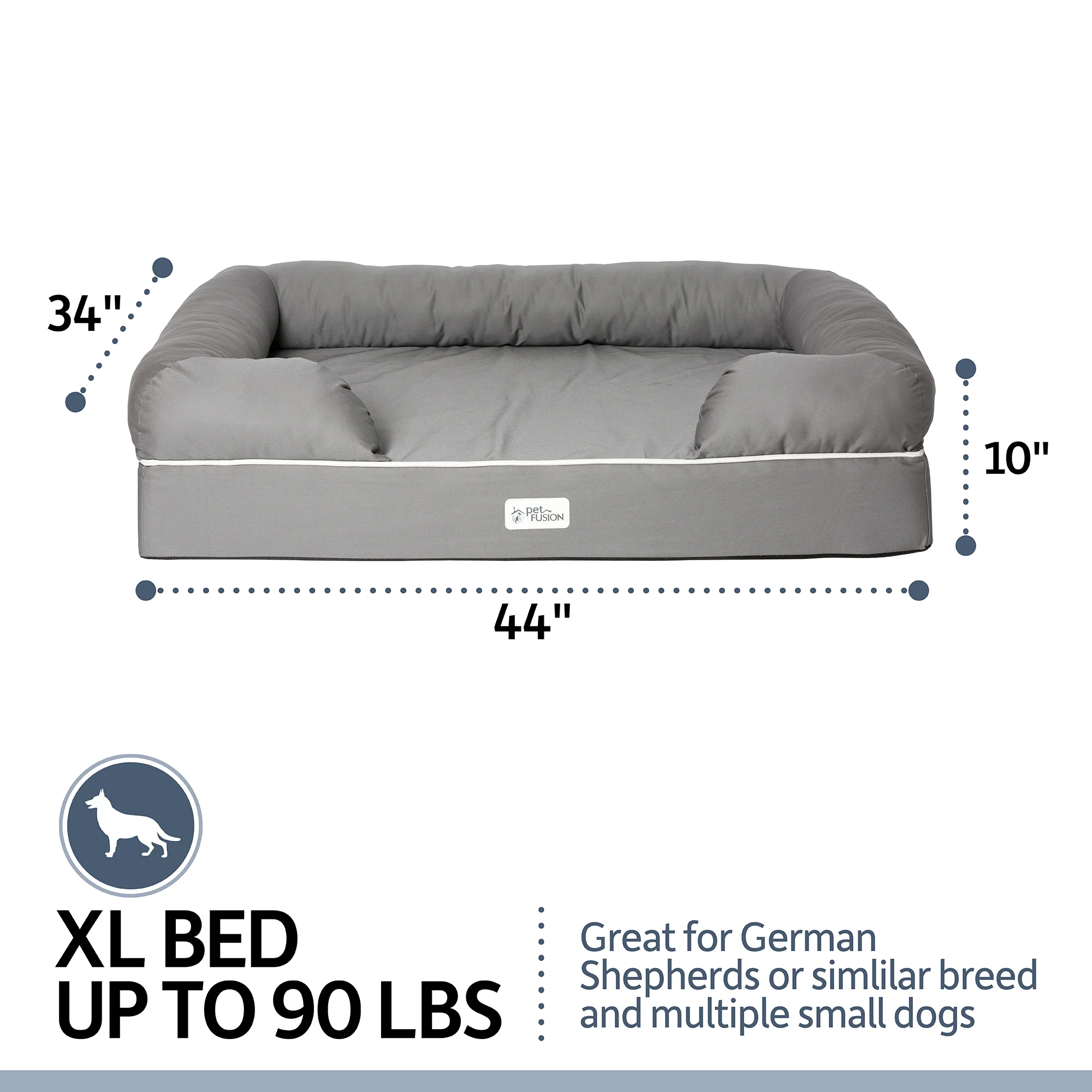 PetFusion Ultimate Dog Bed With Memory Foam - Image 10