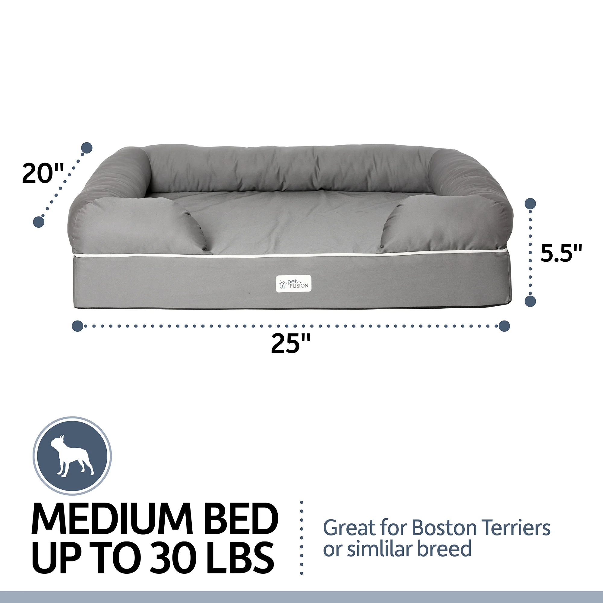 PetFusion Ultimate Dog Bed With Memory Foam - Image 8