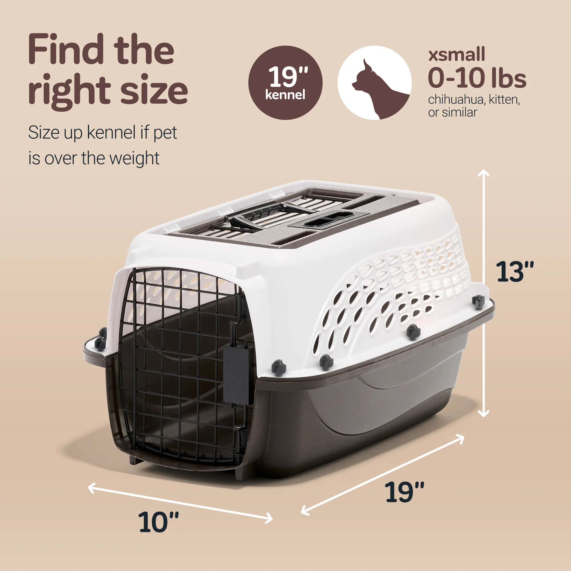 Petmate E-Z Load Two Door Dog & Cat Kennel - Image 8