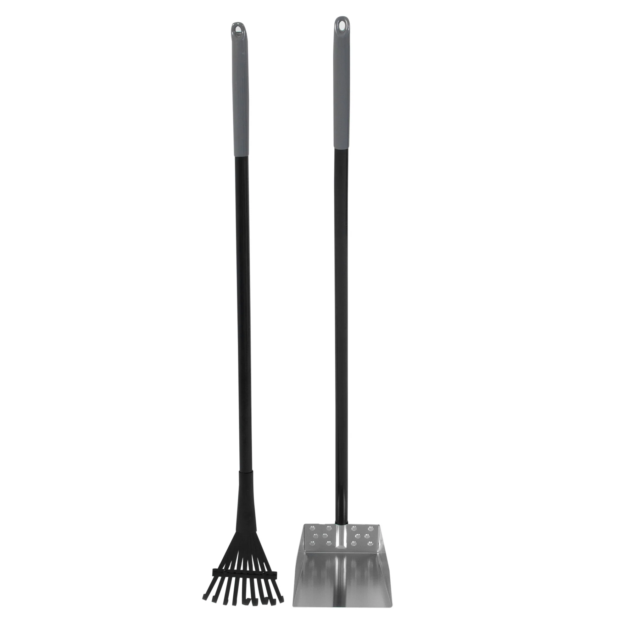 Petmate Clean Response Aluminum Rake & Pan - Image 3