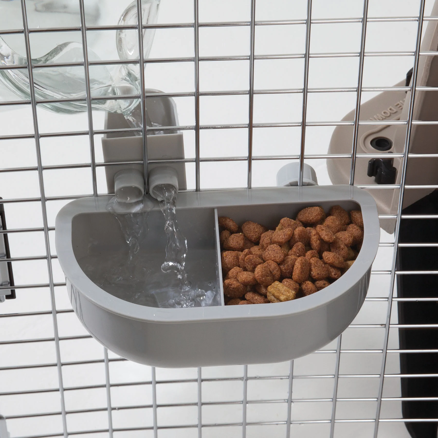 Petmate No Spill Kennel Cup Double Diner - Image 3