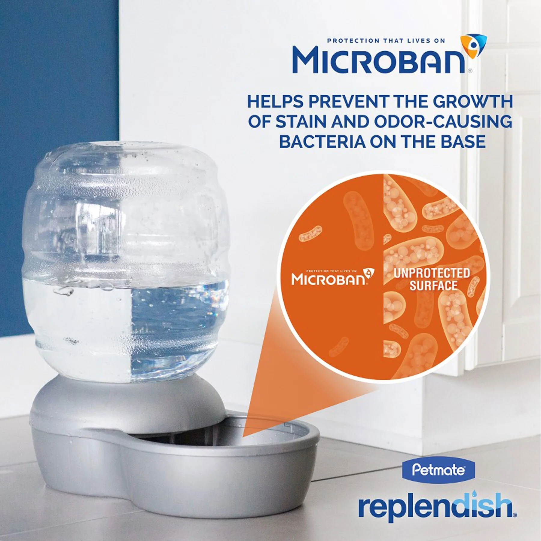 Petmate Replendish Pet Waterer With Microban - Image 9
