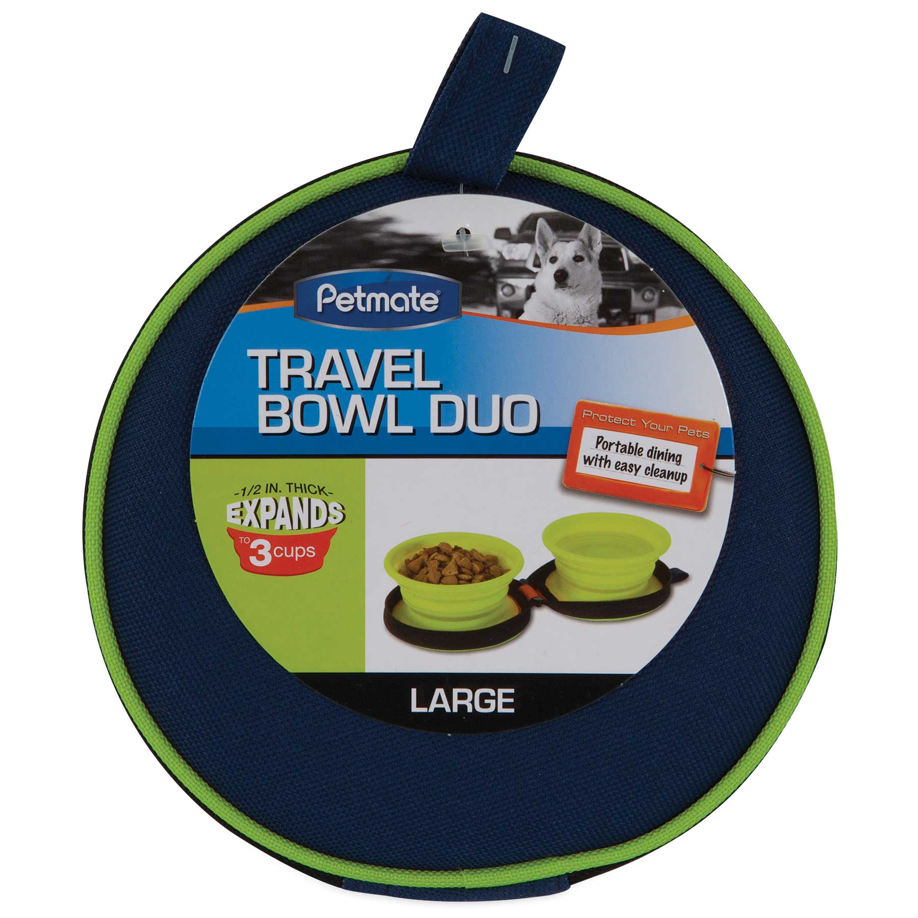 Petmate Silicone Travel Bowl Duo - Image 3