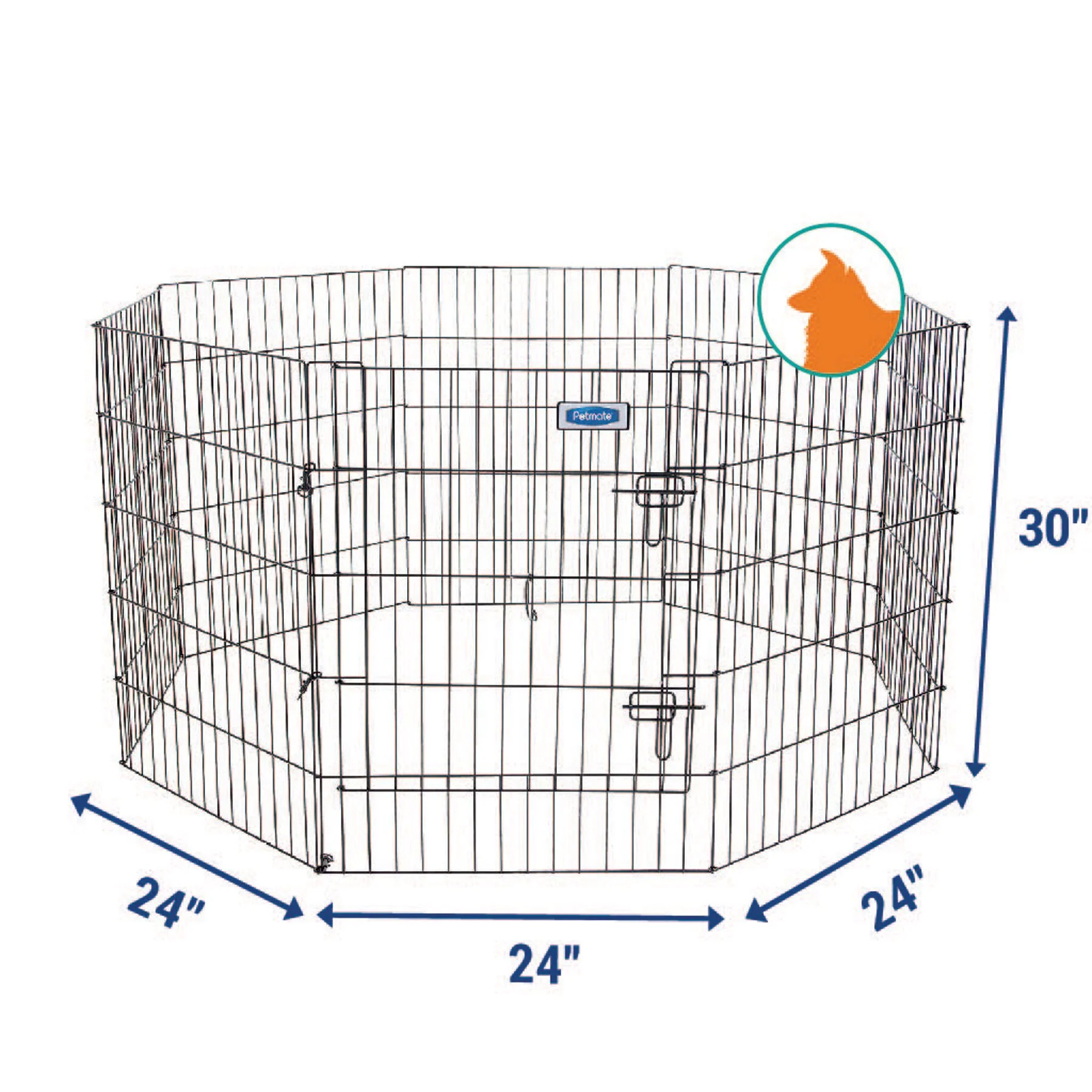 Petmate Single Door Exercise Pen - Image 3