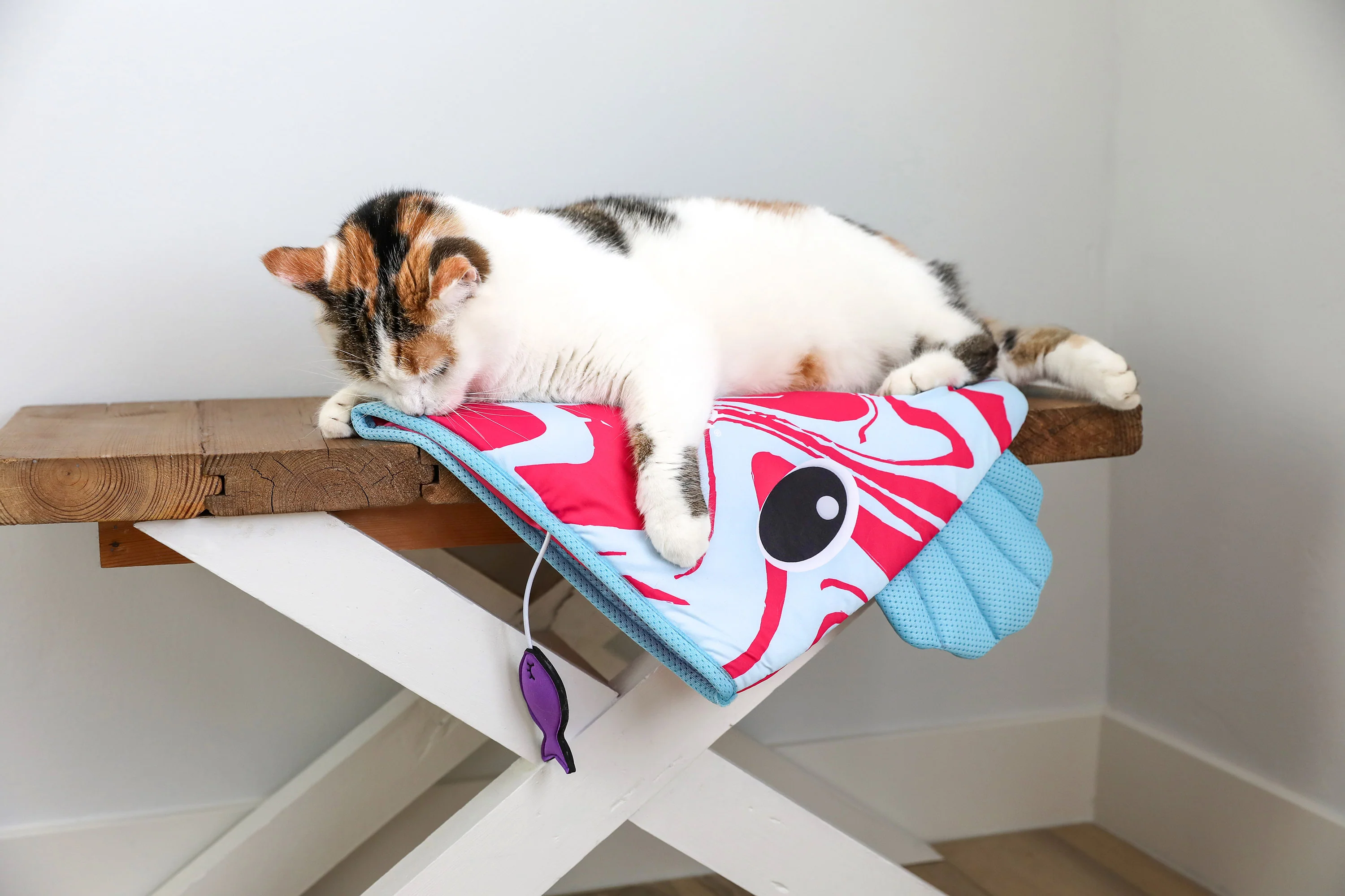 Quirky Kitty® Ocean Cool Mat - Image 3