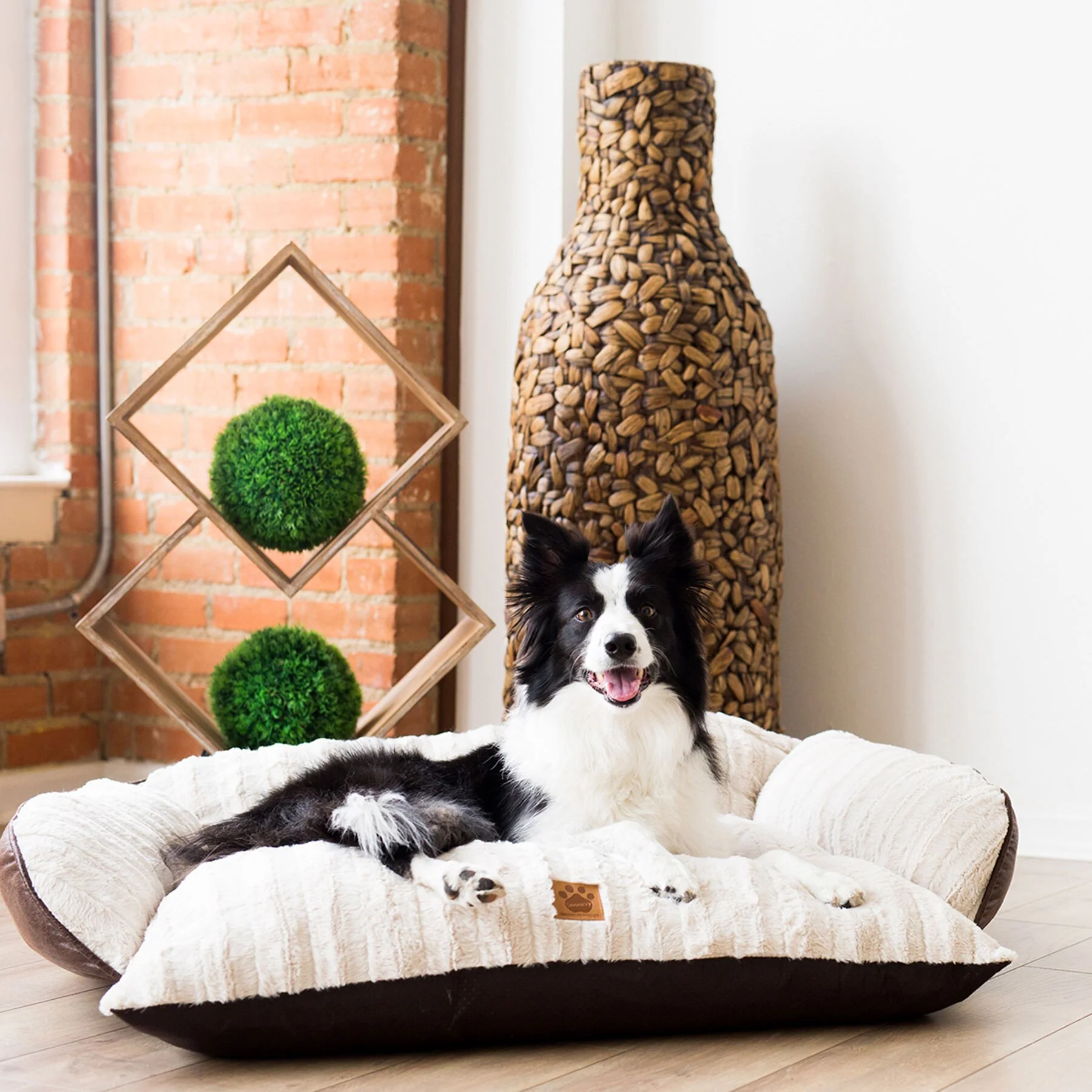 SnooZZy Rustic Luxury Comfy Couch Pet Bed - Image 3