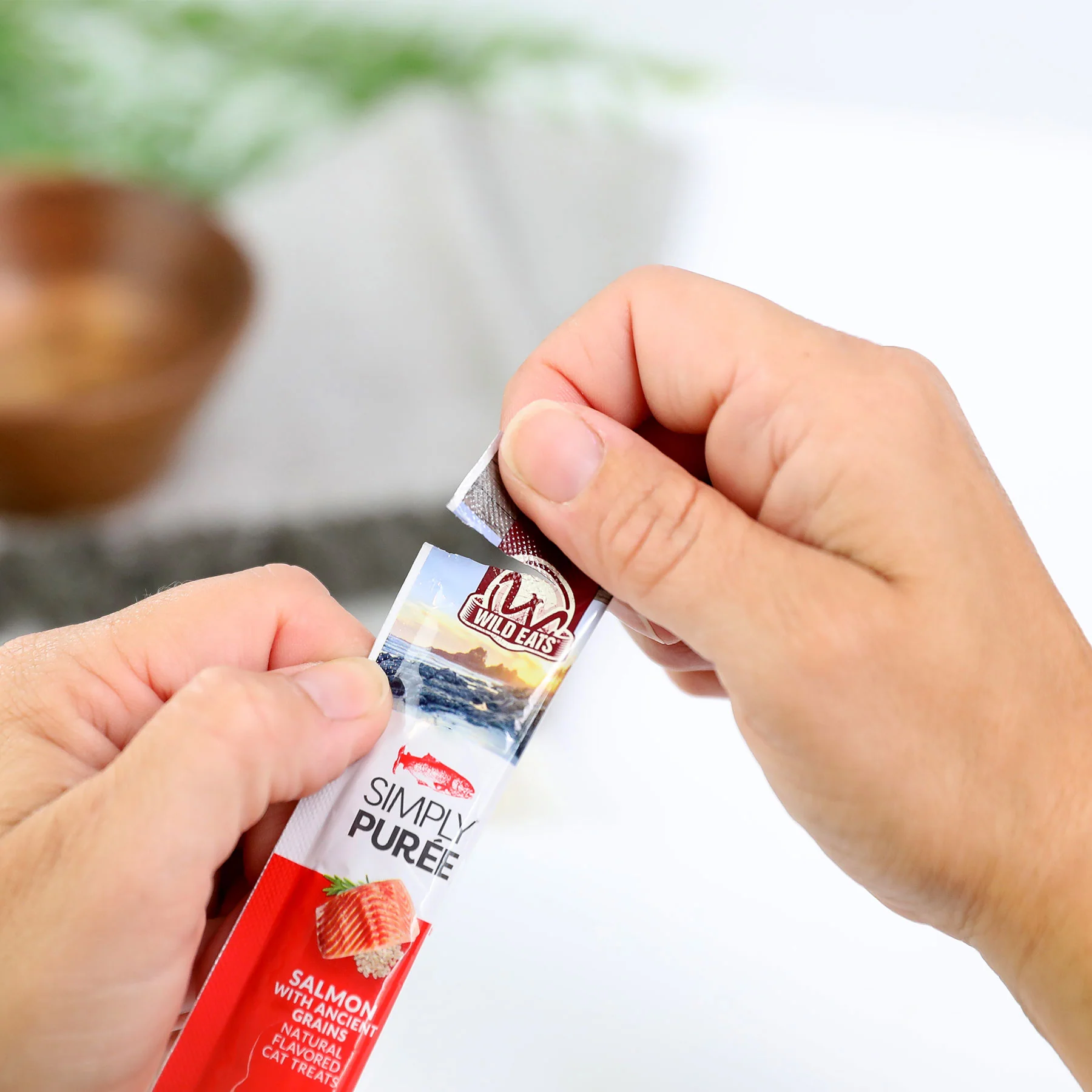 Wild Eats Simply Puree Salmon Cat Treat - Image 3