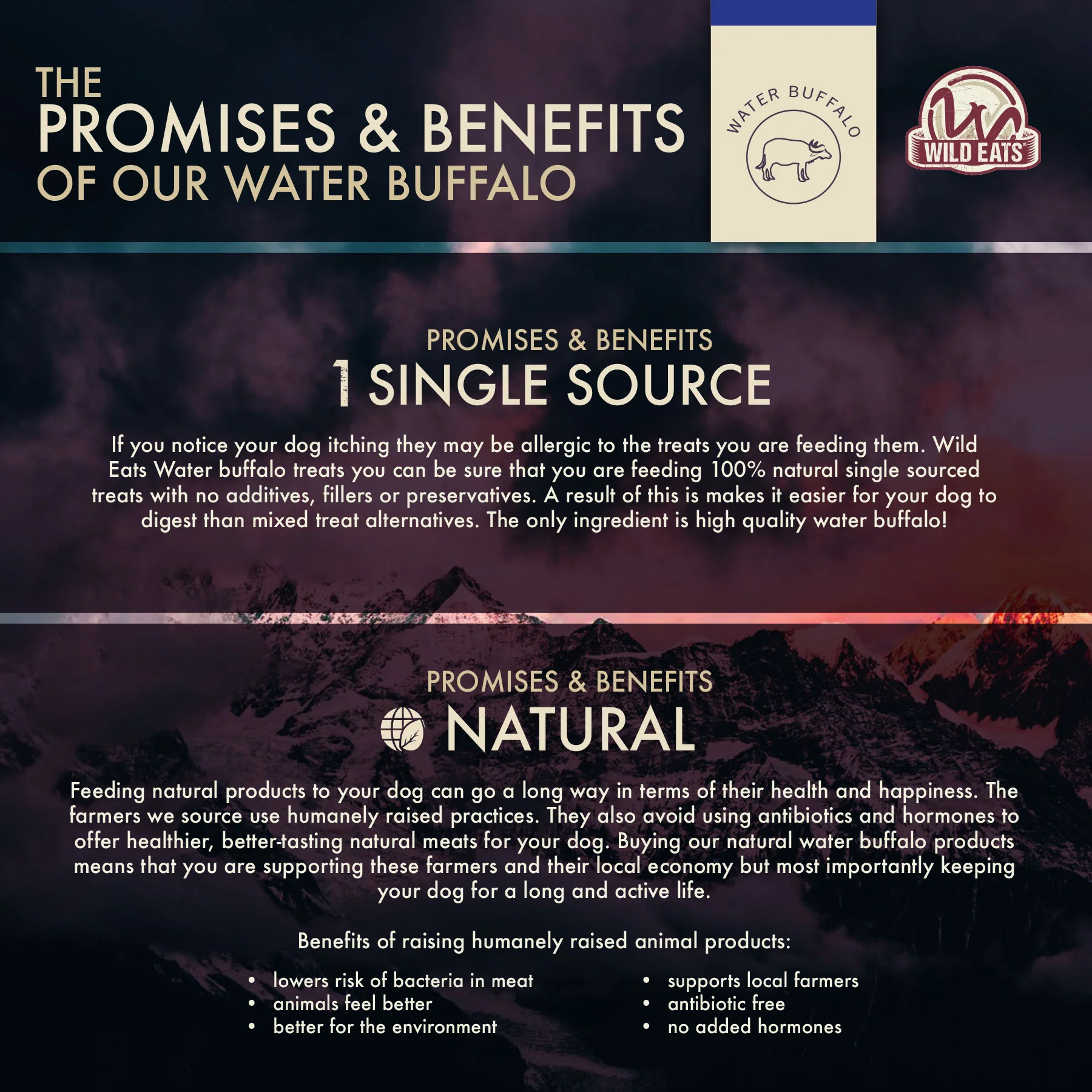Wild Eats Water Buffalo Bully Wrap - Image 3